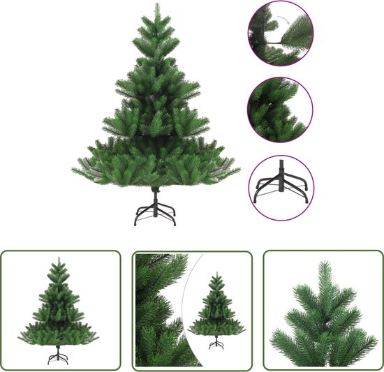 The Living Store Kunstkerstboom Nordmann 210 cm groen