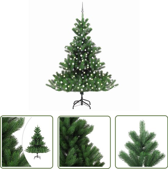 The Living Store Kunstkerstboom Nordmann 240 cm groen