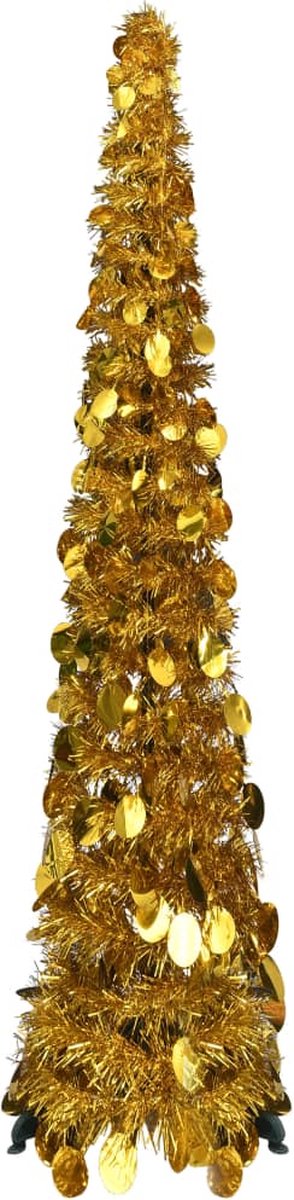 The Living Store Kunstkerstboom Pop-up 120 cm Goud