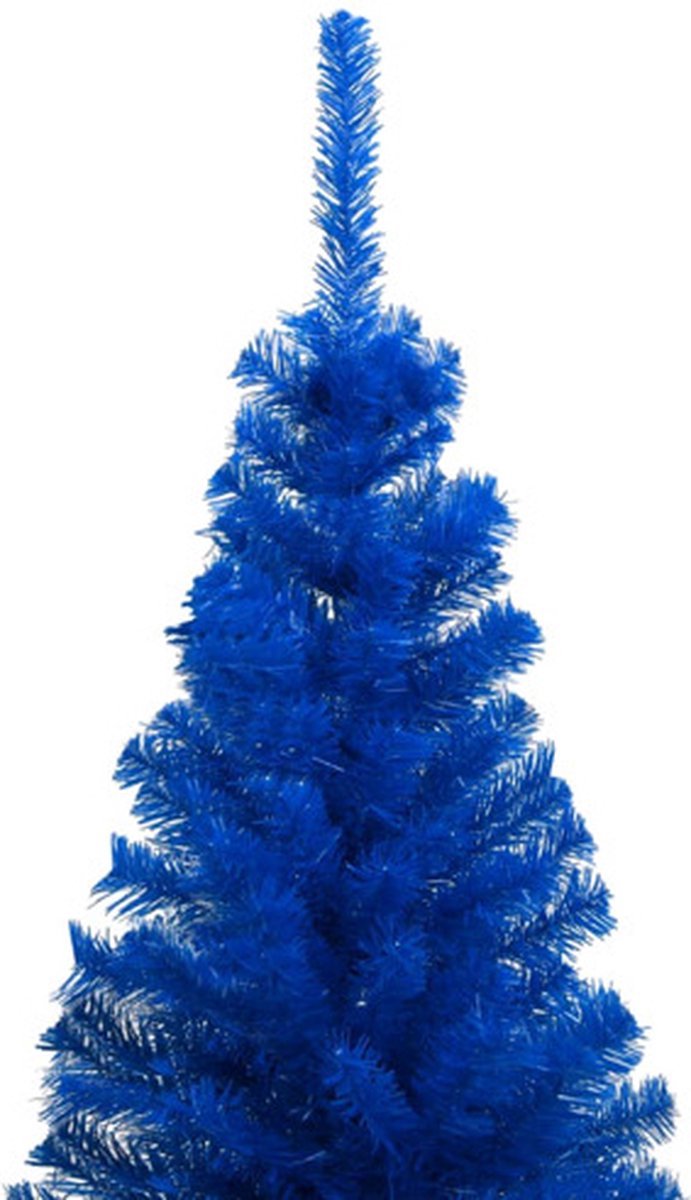 The Living Store Kunstkerstboom PVC 210 cm blauw