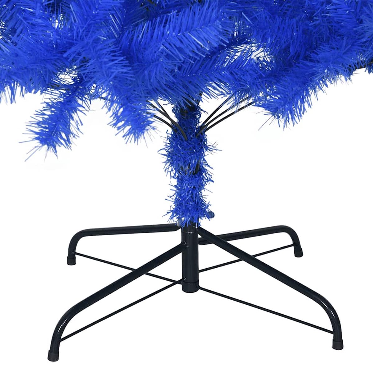The Living Store Kunstkerstboom PVC 210 cm blauw