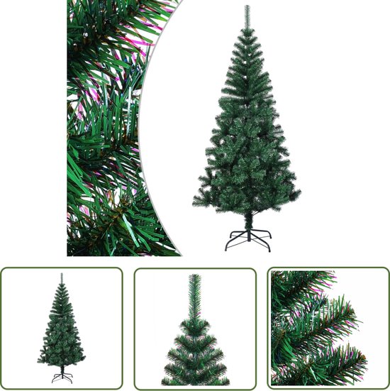 The Living Store Kunstkerstboom PVC 240 cm Groen