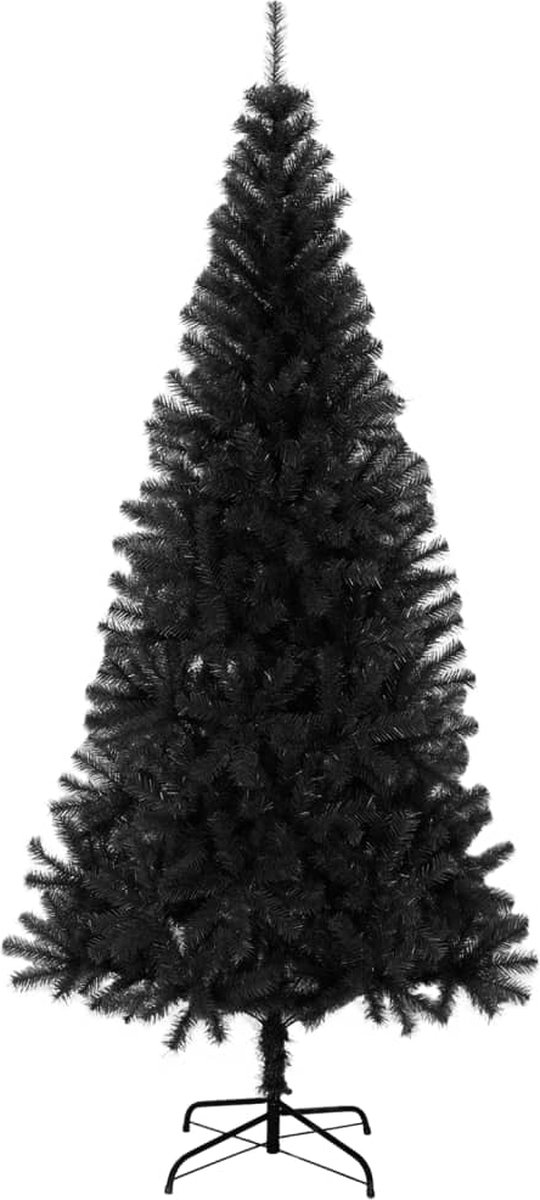 The Living Store Kunstkerstboom PVC 240 cm Zwart