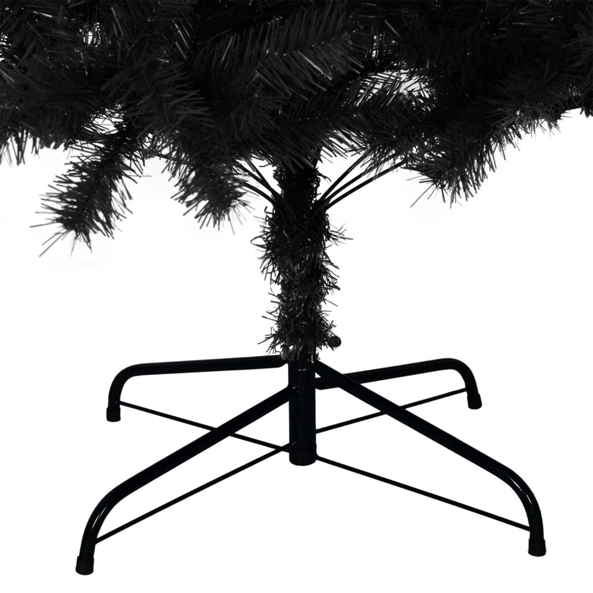 The Living Store Kunstkerstboom PVC 240 cm Zwart