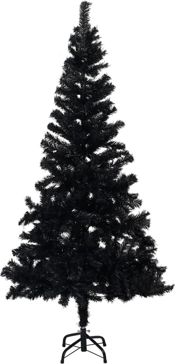 The Living Store Kunstkerstboom PVC 240 cm Zwart