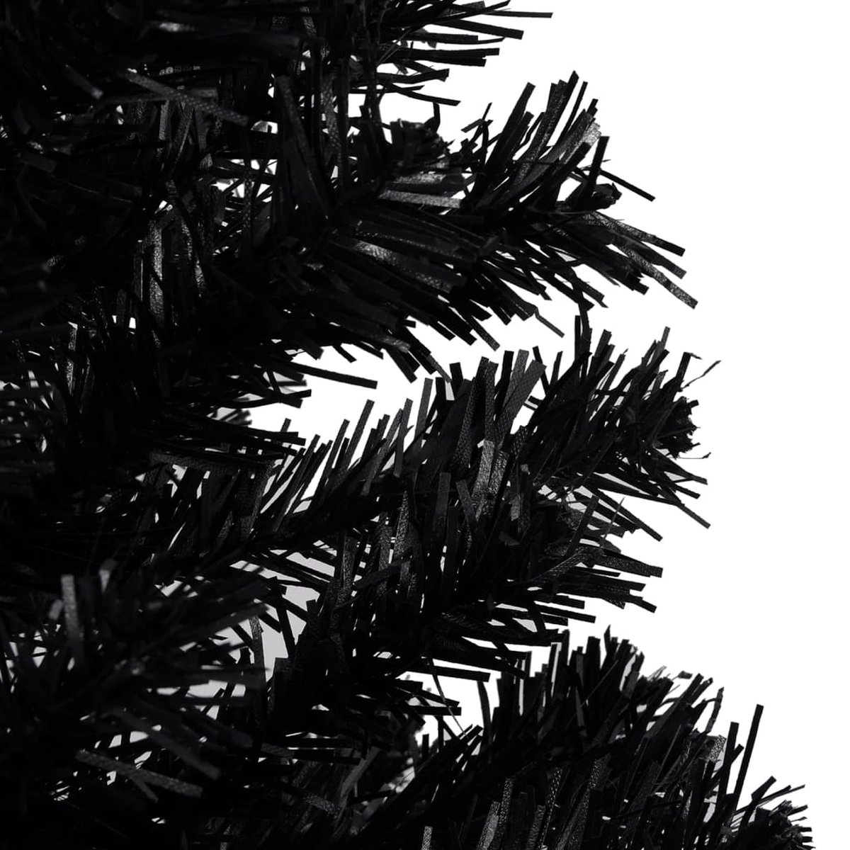 The Living Store Kunstkerstboom PVC 240 cm Zwart