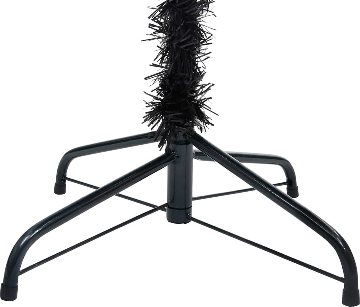 The Living Store Kunstkerstboom PVC 240 cm Zwart