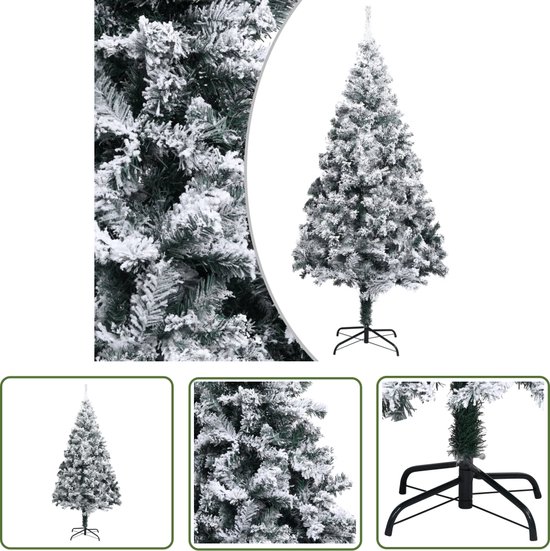 The Living Store Kunstkerstboom PVC 400 cm groen