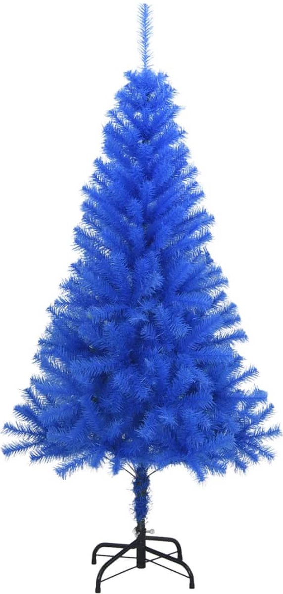 The Living Store Kunstkerstboom PVC blauw 120 cm