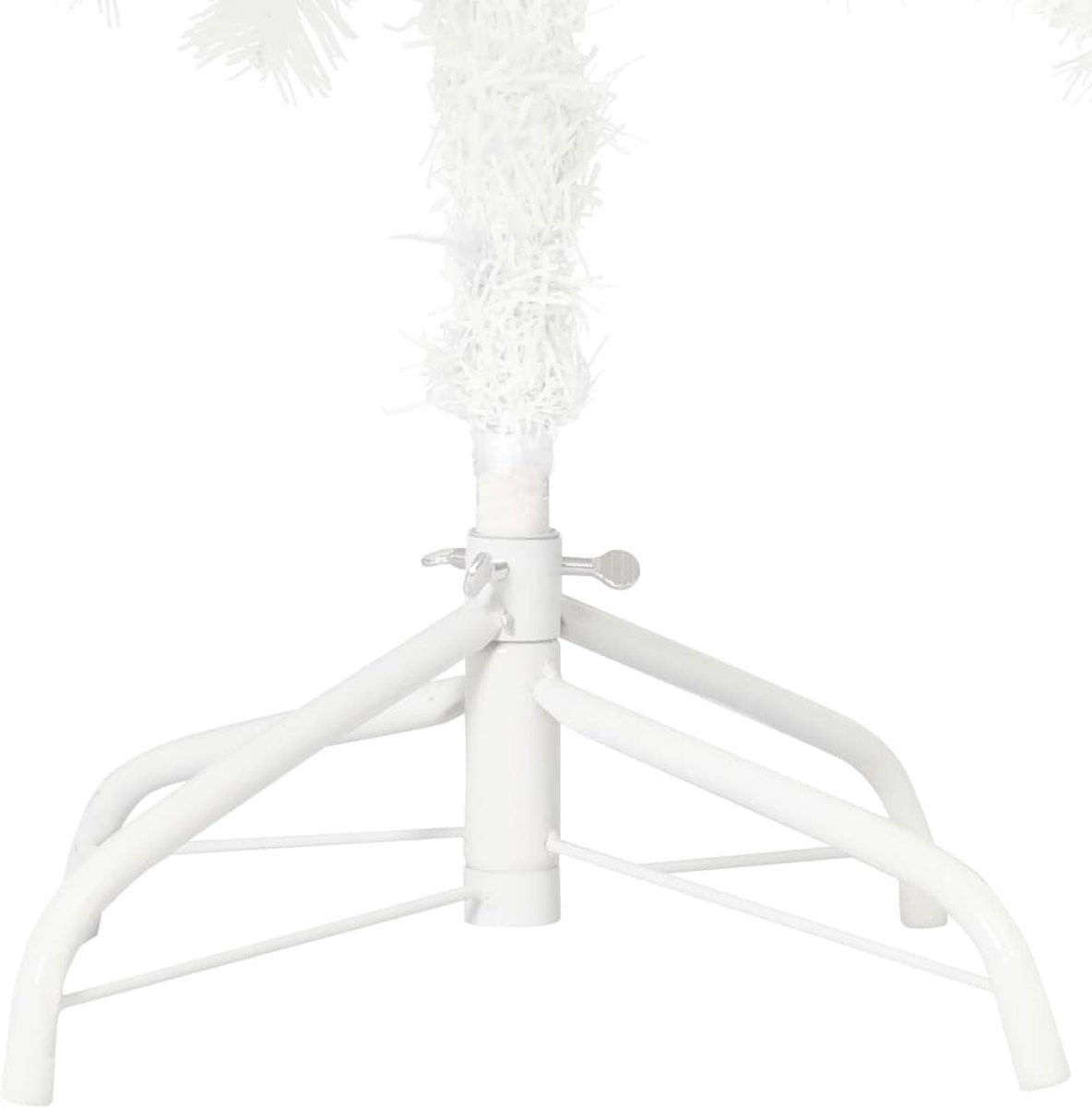 The Living Store Kunstkerstboom PVC wit 210 cm