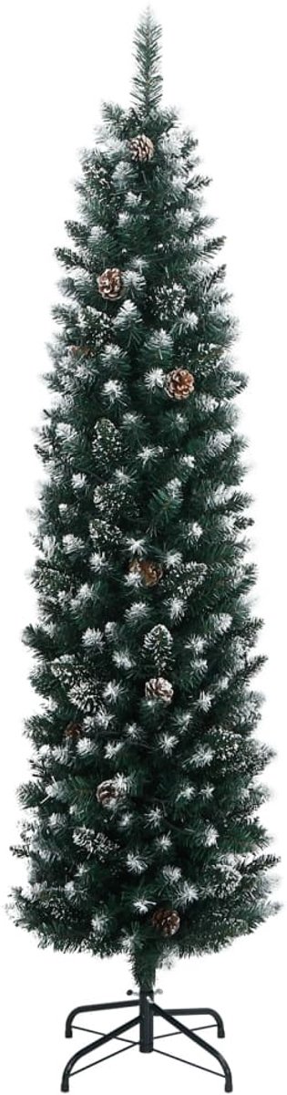 The Living Store Kunstkerstboom Slim 240 cm LED