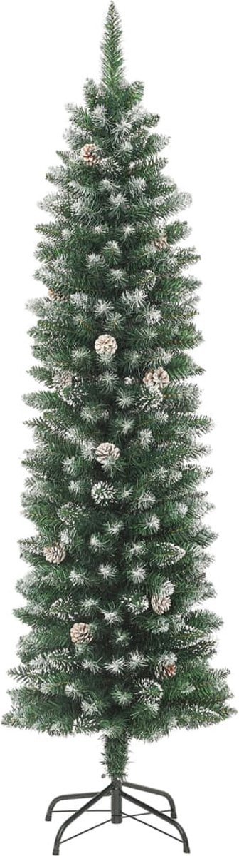 The Living Store Kunstkerstboom Slim 240 cm PVC Groen