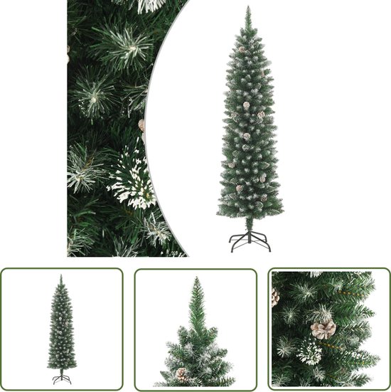 The Living Store Kunstkerstboom Slim 240 cm PVC Groen