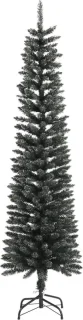 The Living Store Kunstkerstboom smal 180 cm groen PVC