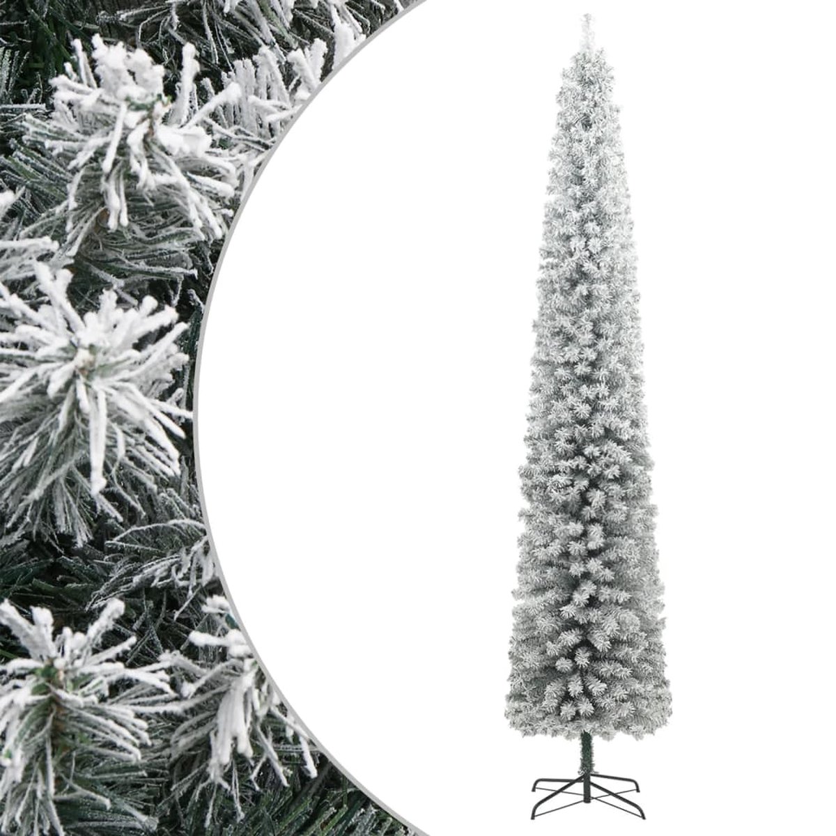 The Living Store Kunstkerstboom smal 270 cm PVC
