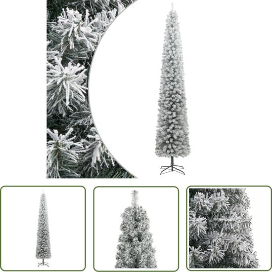 The Living Store Kunstkerstboom smal 270 cm PVC