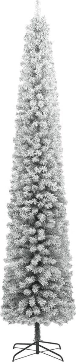 The Living Store Kunstkerstboom Smal 300 cm PVC Sneeuw
