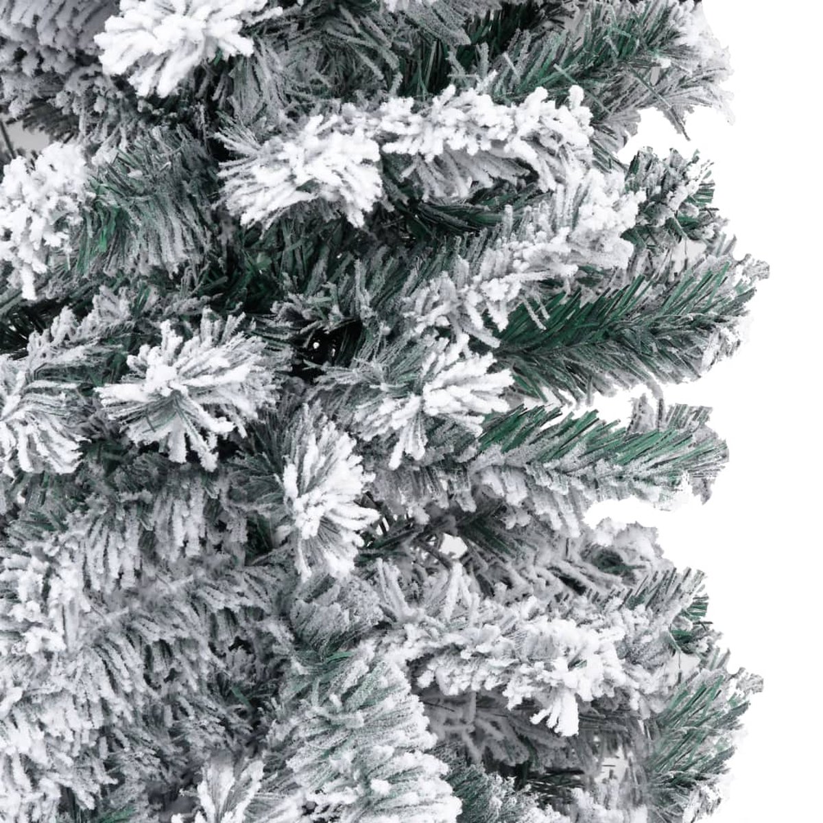 The Living Store Kunstkerstboom Sneeuw 240 cm PVC Groen