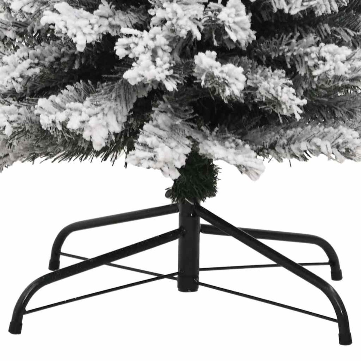 The Living Store Kunstkerstboom Sneeuw 240 cm PVC Groen
