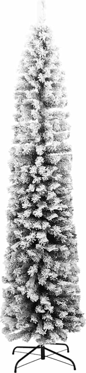 The Living Store Kunstkerstboom Sneeuw 240 cm PVC Groen