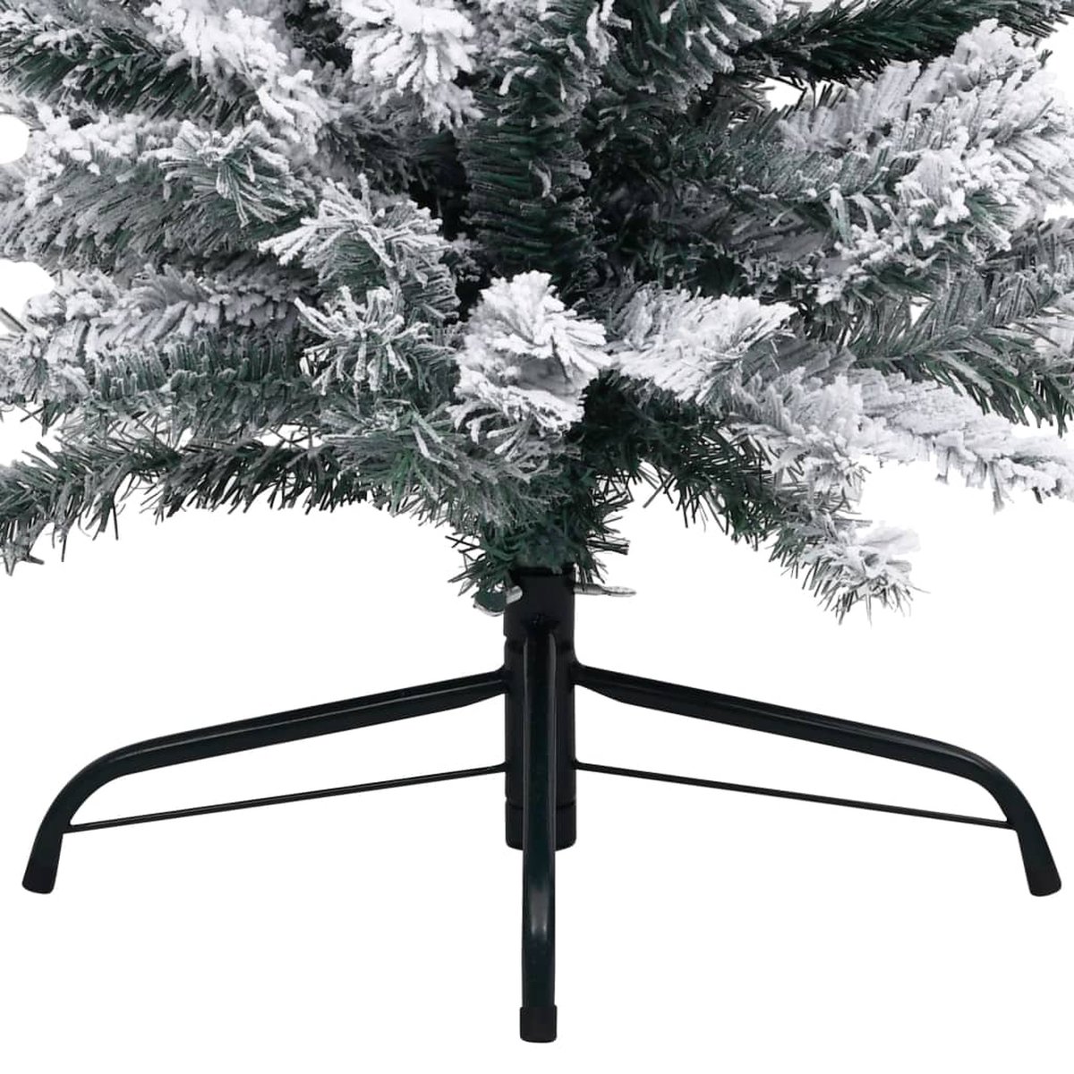 The Living Store Kunstkerstboom Sneeuw 240 cm PVC Groen