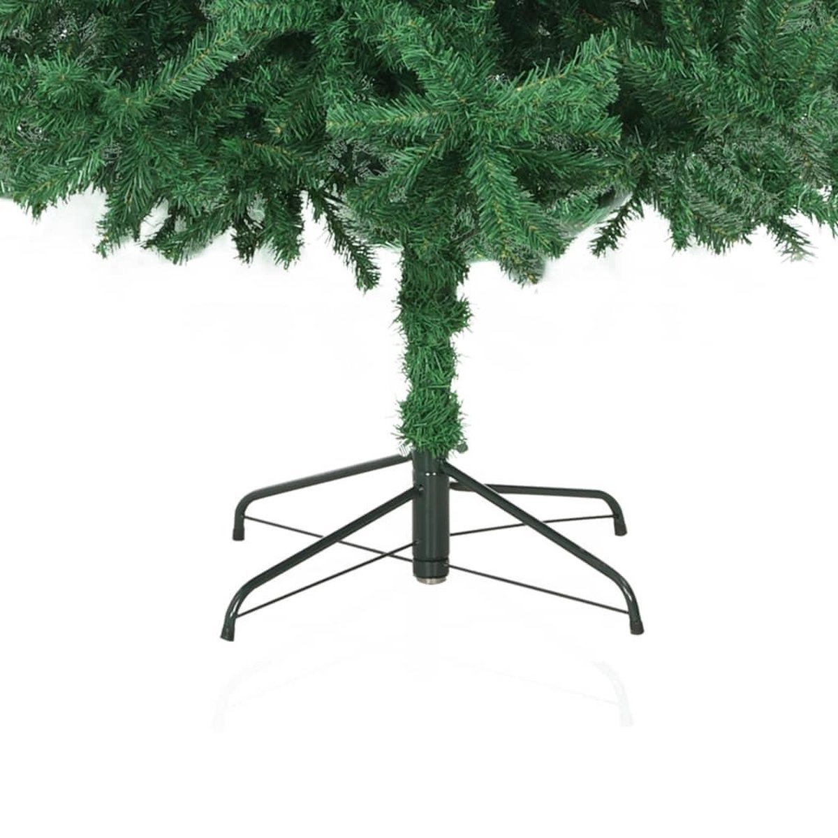 The Living Store Kunstkerstboom Sneeuwend 140 cm Wit met Paraplubasis