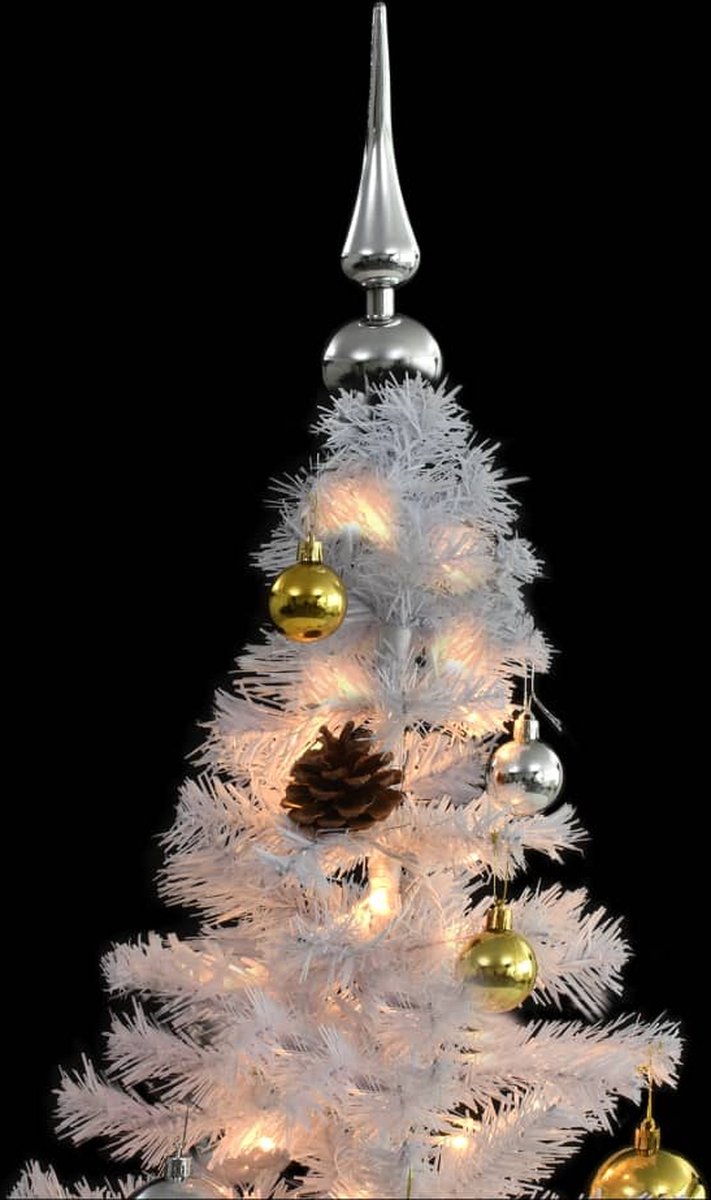 The Living Store Kunstkerstboom wit 210 cm