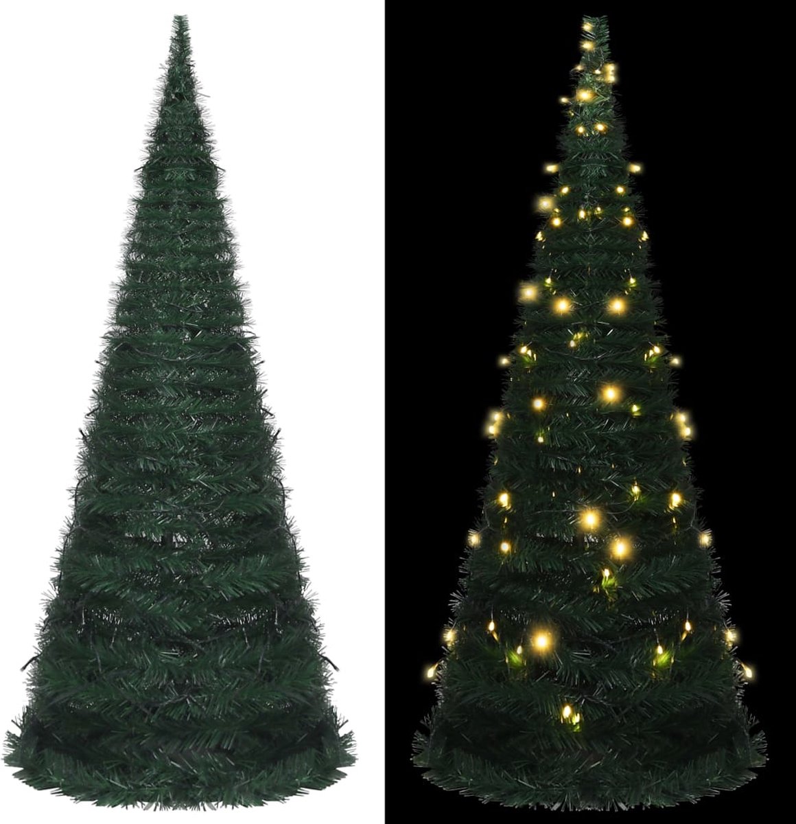 The Living Store Pop-up Kerstboom Groen 210 cm