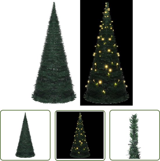 The Living Store Pop-up Kerstboom Groen 210 cm
