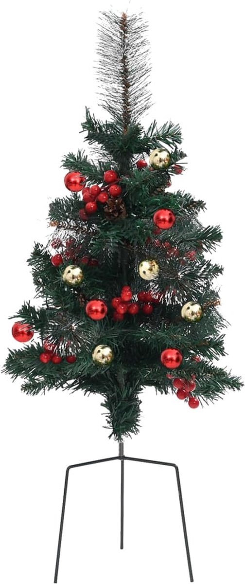 The Living Store Tuinkerstbomen 2 st 76 cm PVC