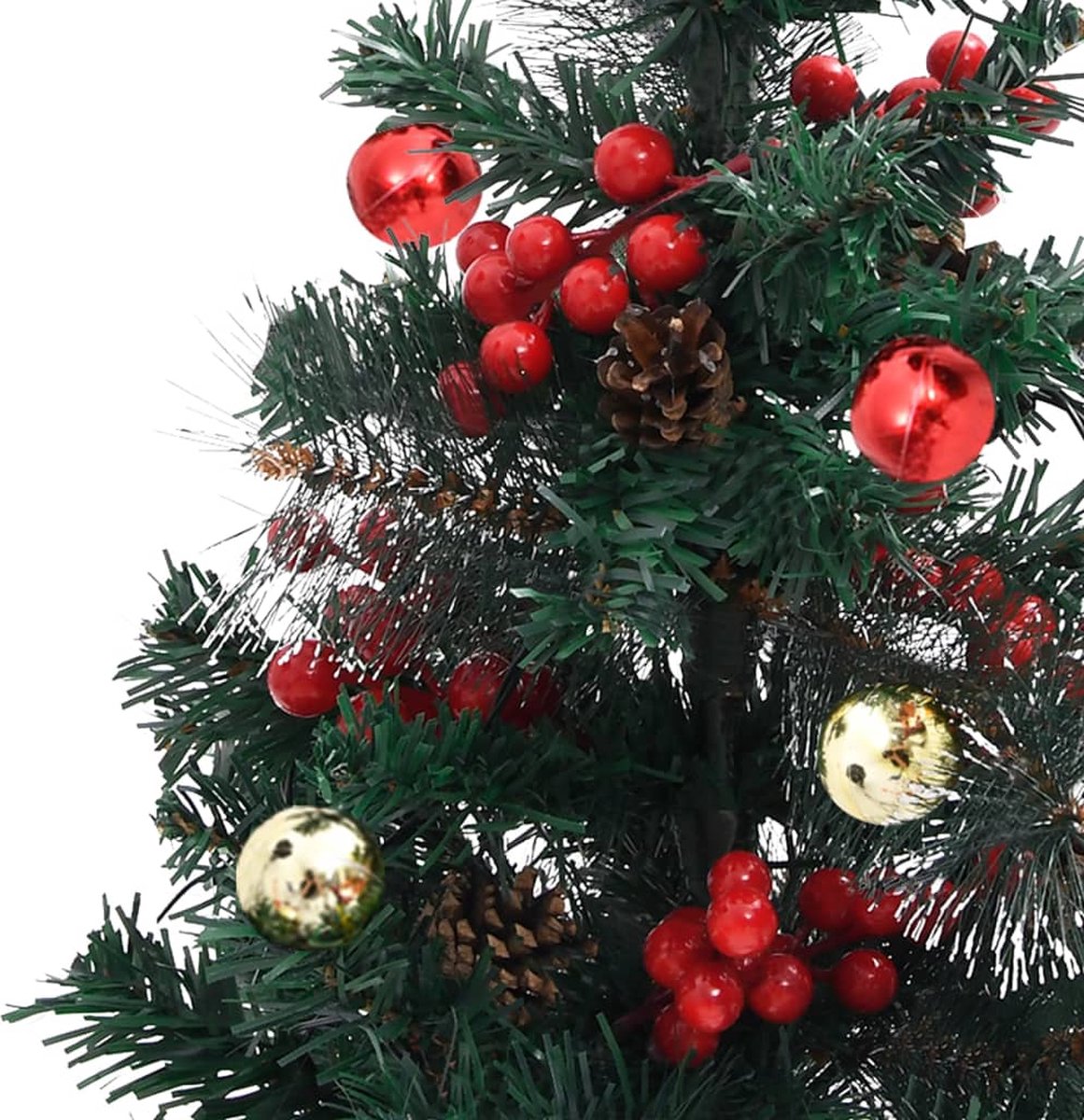 The Living Store Tuinkerstbomen 2 st 76 cm PVC