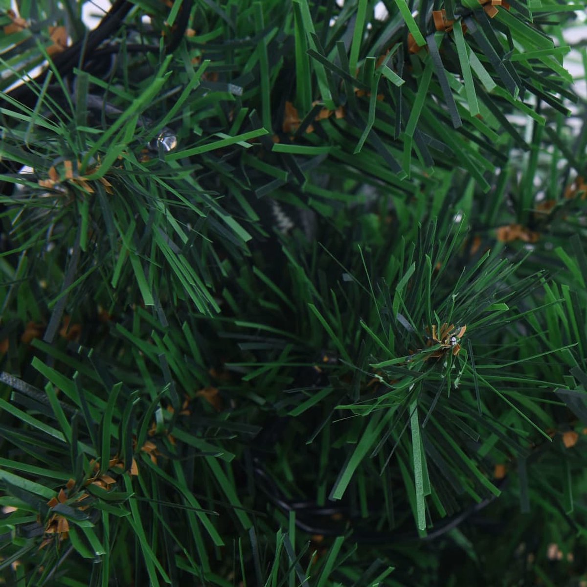 The Living Store Tuinpadbomen Kerstbomen LED 30 cm PVC