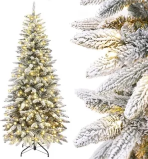 Thuys kunstkerstboom met LED-verlichting, 180 cm