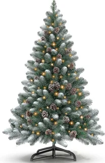Thuys kunstkerstboom met ledverlichting – 180 cm