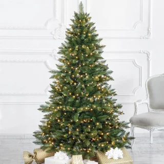 Thuys Nordmanntanne Kunstkerstboom 180 cm Groene Stam