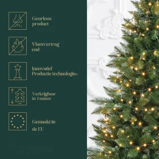 Thuys Nordmanntanne Kunstkerstboom 180 cm Groene Stam