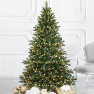 Thuys Nordmanntanne Kunstkerstboom 180 cm Groene Stam