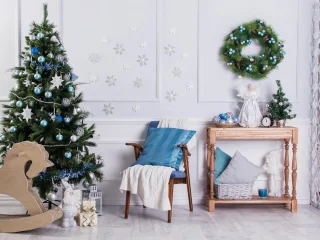 Thuys Vulgaar en Groen Kunstkerstboom 210 cm