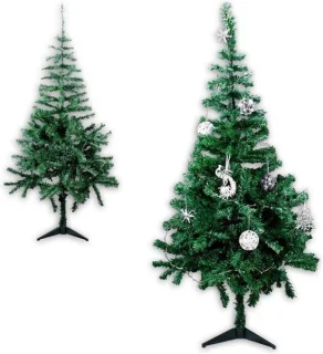 Tirol Kunstkerstboom Groen 180 cm PVC met Standaard