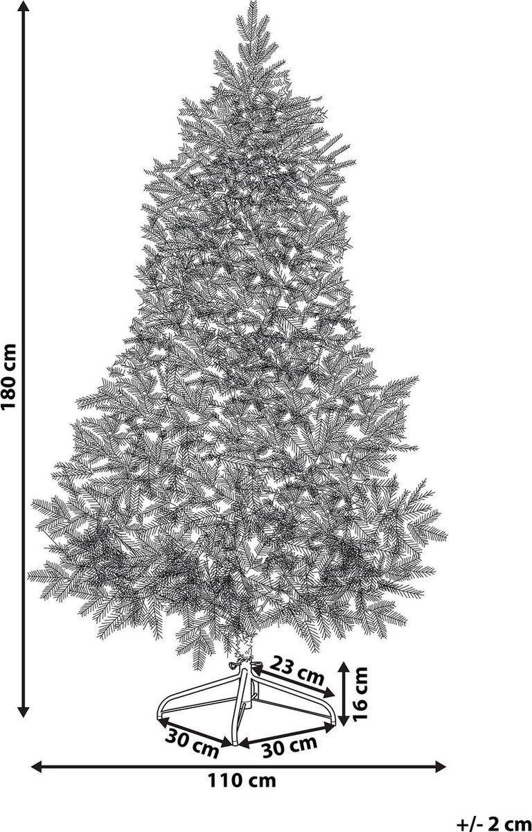 TOMICHI Kerstboom 180 cm