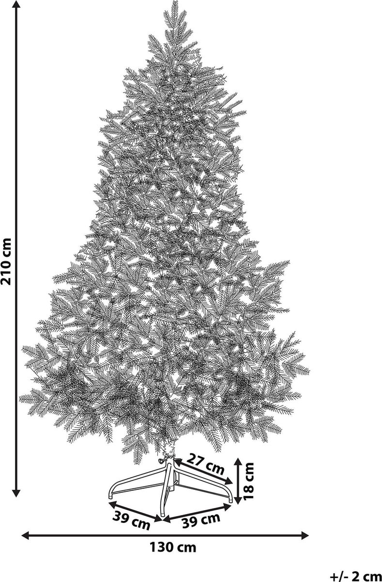 TOMICHI Kerstboom 210 cm