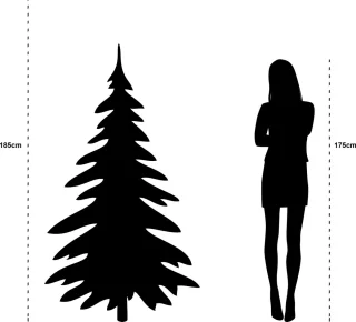 Top Trees Vancouver Kunstkerstboom 155 cm Groen