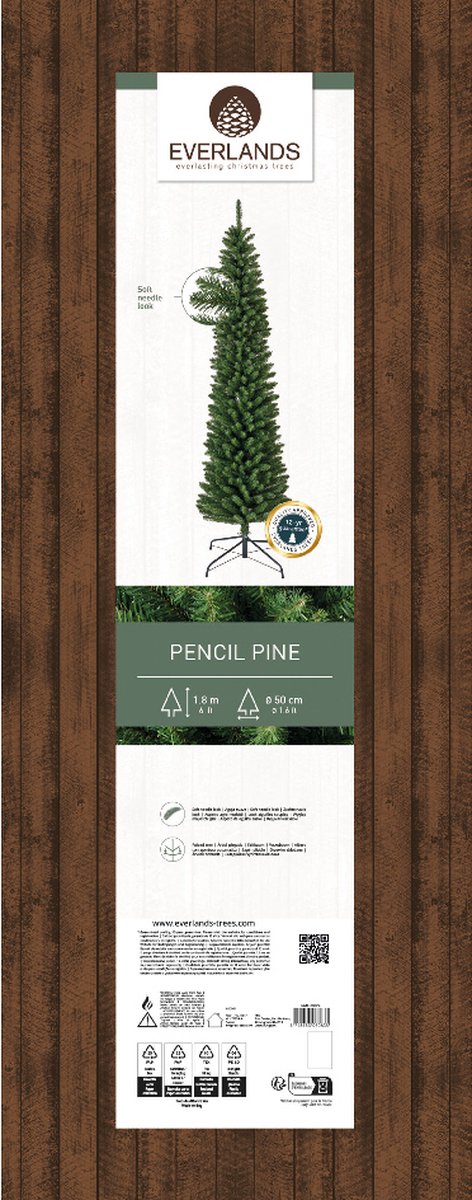 Treb Classic Pencil Pine Kunstkerstboom 180 cm