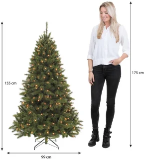 Triumph Tree Bristlecone Kunstkerstboom LED H155 Donkergroen