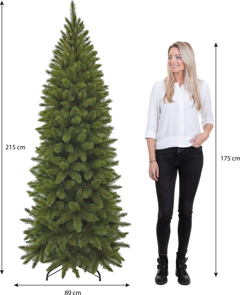 Triumph Tree Bristlecone Smalle Kunstkerstboom 215 cm Groen