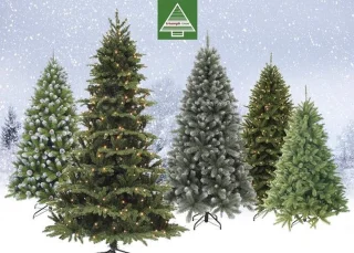 Triumph Tree Forest Frosted kunstkerstboom 155x119 Newgrowth Blue