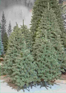 Triumph Tree Forest Frosted Kunstkerstboom H155 Ø119 cm Groen
