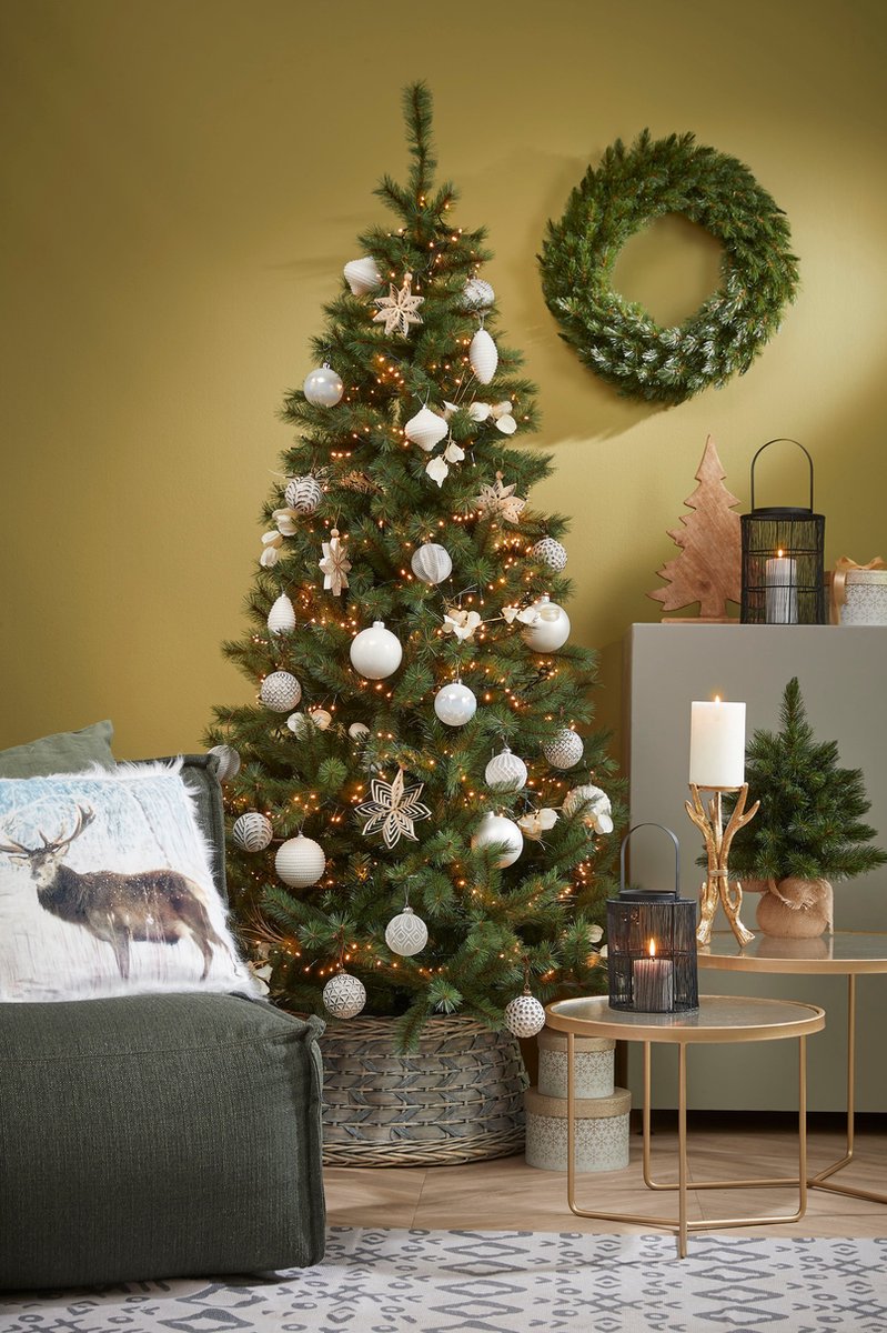 Triumph Tree Forest Kunstkerstboom H45 Ø36 cm Groen