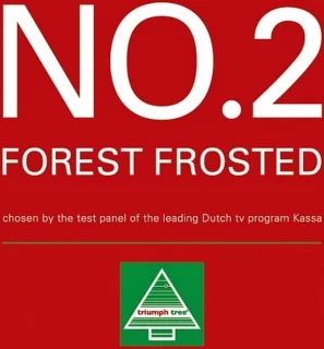 Triumph Tree kunstkerstboom Forest Frosted 120x99 Newgrowth Blue