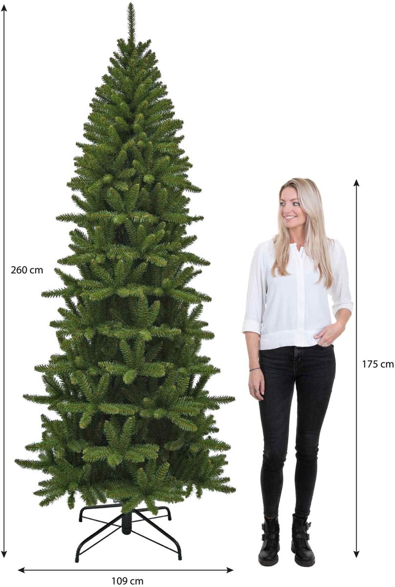 Triumph Tree Matterhorn Kunstkerstboom Smal Groen H260cm